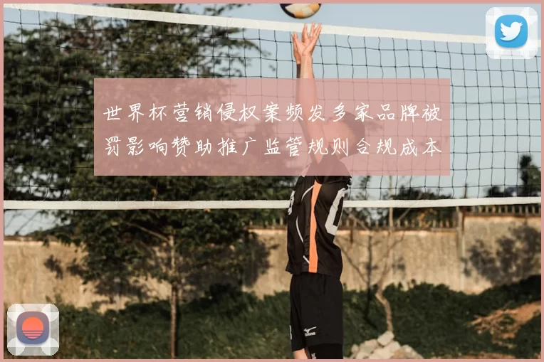 世界杯营销侵权案频发多家品牌被罚影响赞助推广监管规则合规成本上升